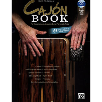 Alfred Publishing Co. Cajon Book for Newcombers, Intermediate Players & Pros - 20296US - Matt Philipzen