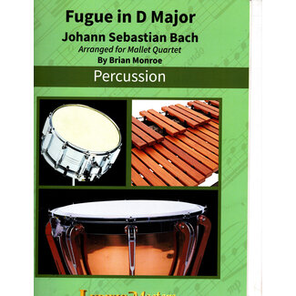 Alfred Publishing Co. Fugue in D Major Johann Sebastian Bach for Mallet Quartet - 50603004 - Brian Monroe