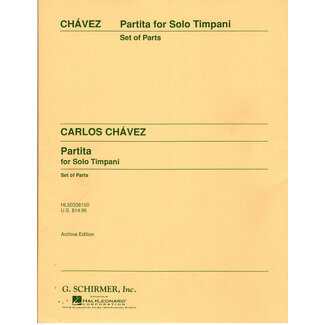 Hal Leonard Partita for Solo Timpani - HL50336150 - Carlos Chavez