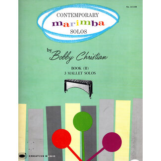 Alfred Publishing Co. Contemporary  Marimba Solos Book II - 10-108 - Bobby Christian