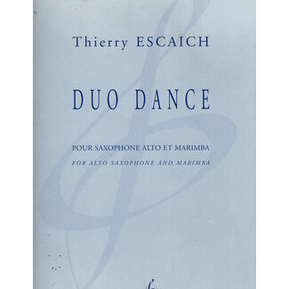 Alfred Publishing Co. Duo Dance for Alto Saxophone and Marimba- 524-08977 - Thierry Escaich
