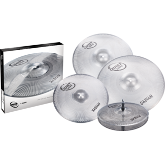 Sabian Sabian - QTPC504 - Quiet Tone Practice Cymbals Set (14/16/18/20)