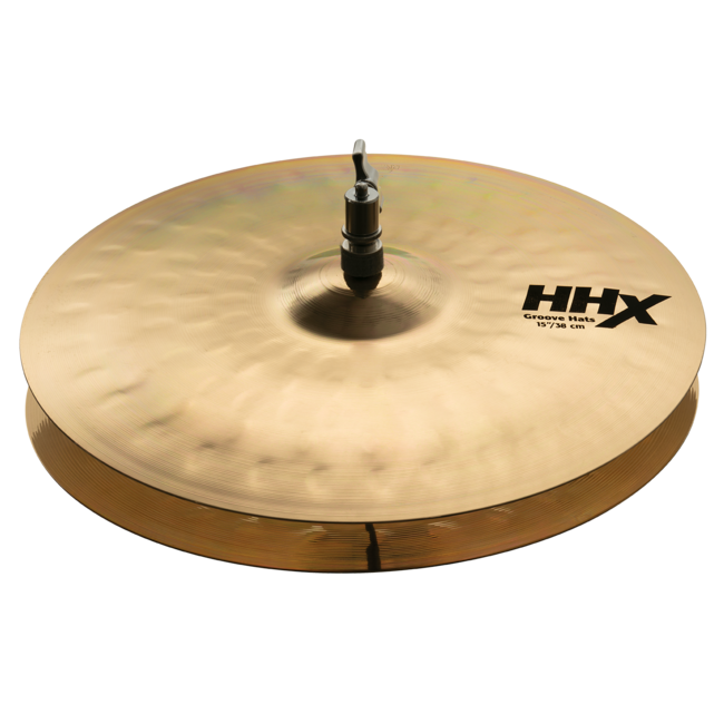 Sabian - 11589XB - 15" HHX Groove Hi-Hats Brilliant Finish