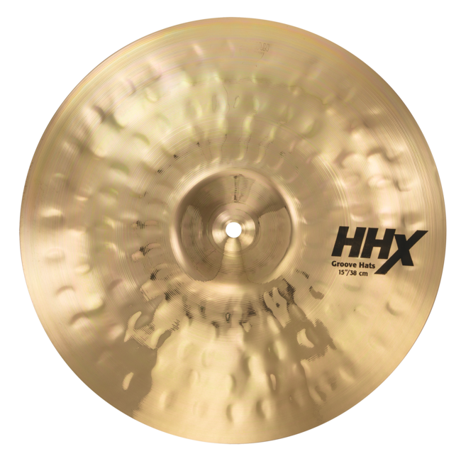 Sabian - 11589XB - 15" HHX Groove Hi-Hats Brilliant Finish