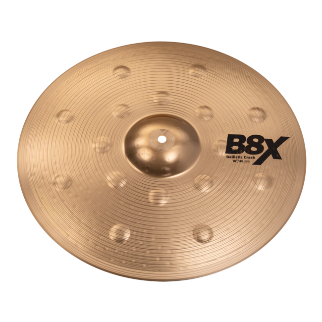 Sabian - 418BCX - 18" B8X Ballistic CrashÃ‚Â Ã‚Â Ã‚Â Ã‚Â 