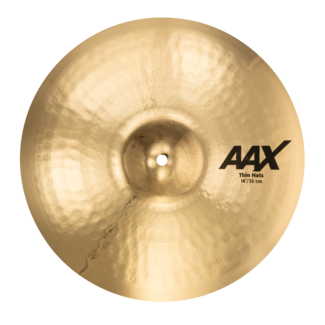 Sabian Sabian - 21401XC/1B - 14" AAX Thin Hat Top Brilliant Finish