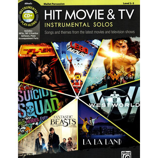 Alfred Publishing Co. Hit Movie & TV Instrumental Solos Mallet Percussion  - 47312 - Bill Galliford