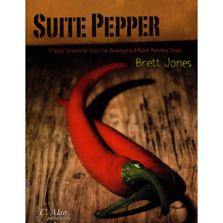 C. Alan Publications Suite Pepper Solos for 4 Mallet Marimba - 18090 - Brett Jones