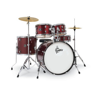 Gretsch Gretsch - RGE625RS - Renegade 5-Piece Drum Set w/Hardware & Cymbals (Wrapped Ruby Sparkle)