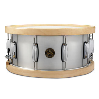 Gretsch Gretsch - S1-6514A-WH - 6.5x14 Wood Hoop Snare Drum (Aluminum)