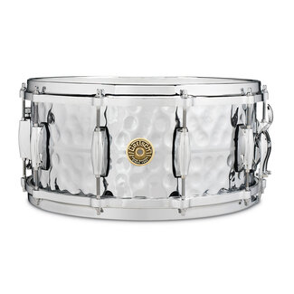 Gretsch Gretsch - G4164HB - Hammered Chrome/Brass 6.5x14 Snare Drum (10 Lug)