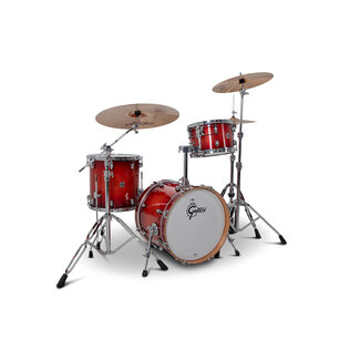 Gretsch Gretsch - CC2-J483-GCB - Catalina Club 3-Piece Drum w/18" Kick (Gloss Crimson Burst)