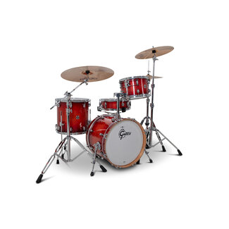 Gretsch Gretsch - CC2-J484-GCB - Catalina Club 4-Piece Drum w/18" Kick (Gloss Crimson Burst)