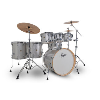 Gretsch Gretsch - CM2-E627-SS - Catalina Maple 7-Piece Drum Set 16x22 (Silver Sparkle)