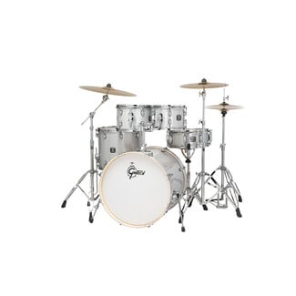 Gretsch Gretsch - GE4E825SS - Energy 5-Piece Drum w/Hardware & Cymbals (Gloss Silver Sparkle)