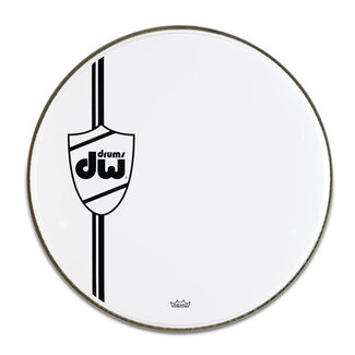 DW DW - DRDHSW18KCL - 18" Smooth White Bass Drum Head Classic