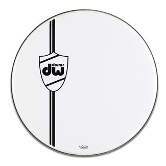 DW DW - DRDHSW20KCL - 20" Smooth White Bass Drum Head Classic