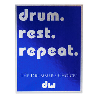 DW DW - PRDWRR19 - Drum Rest Repeat Sticker