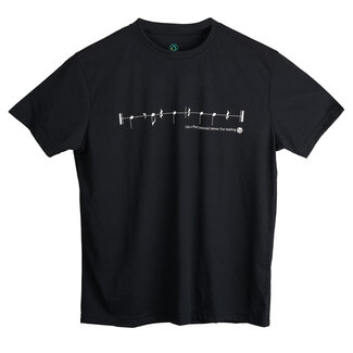 LP LP - LP25SSCBL - Clave Tee, Black, Large