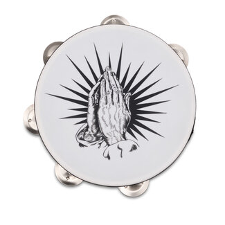 LP LP - LP3168PH-WH - Praying Hands Tambourine 8" White