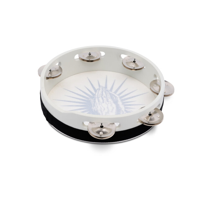 LP - LP3168PH-WH - Praying Hands Tambourine 8" White