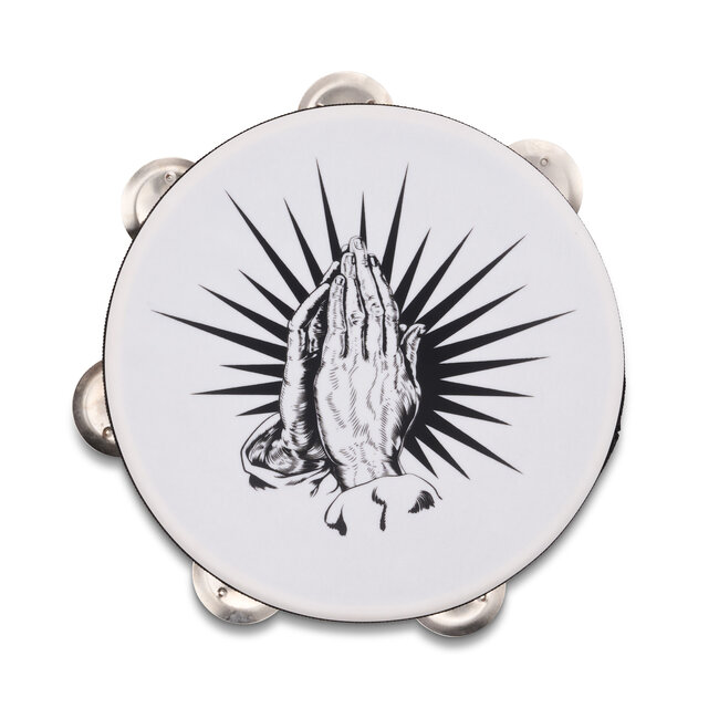 LP - LP3168PH-NAT - Praying Hands Tambourine 8" Natural
