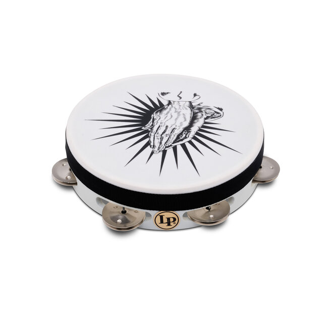 LP - LP3168PH-WH - Praying Hands Tambourine 8" White