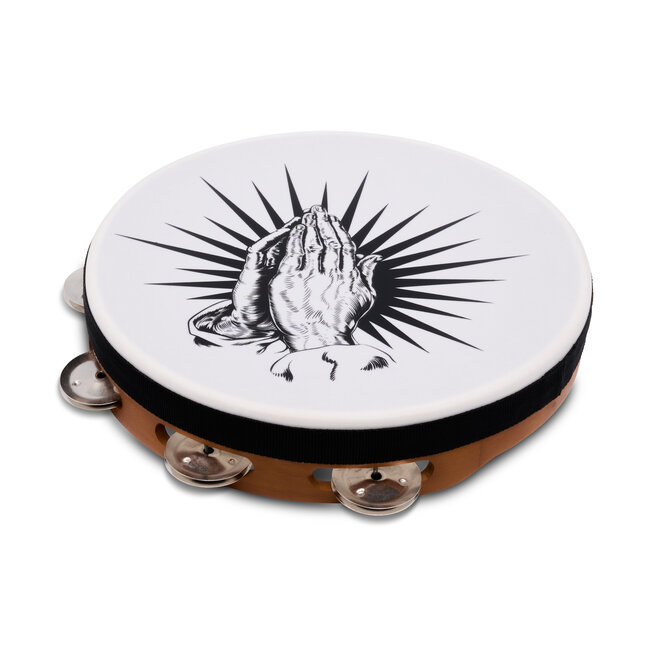 LP - LP3161PH-NAT - Praying Hands Tambourine 10" Natural