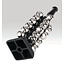 LP - LP3724 - Deluxe 24 Sleigh Bell With Base Black