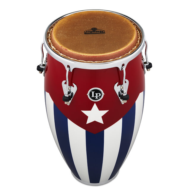 LP - M754S-QBA - Matador 12 1/2" Tumba Wood Cuban Flag