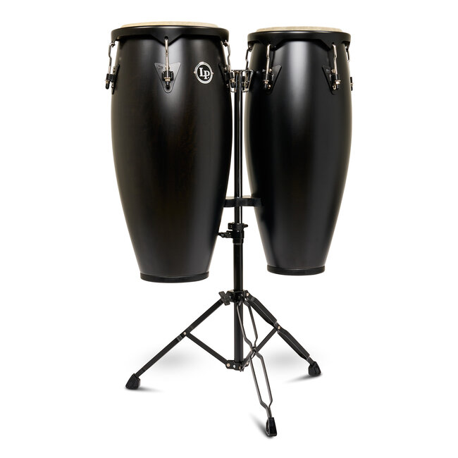 LP - LP646NYII-BK - City II 10"/11" Conga Set - Black Gc/Mf