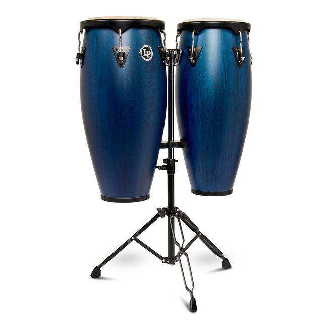 LP - LP646NYII-BL - City II 10"-11" Set Mango Blue Black w/Double Stand