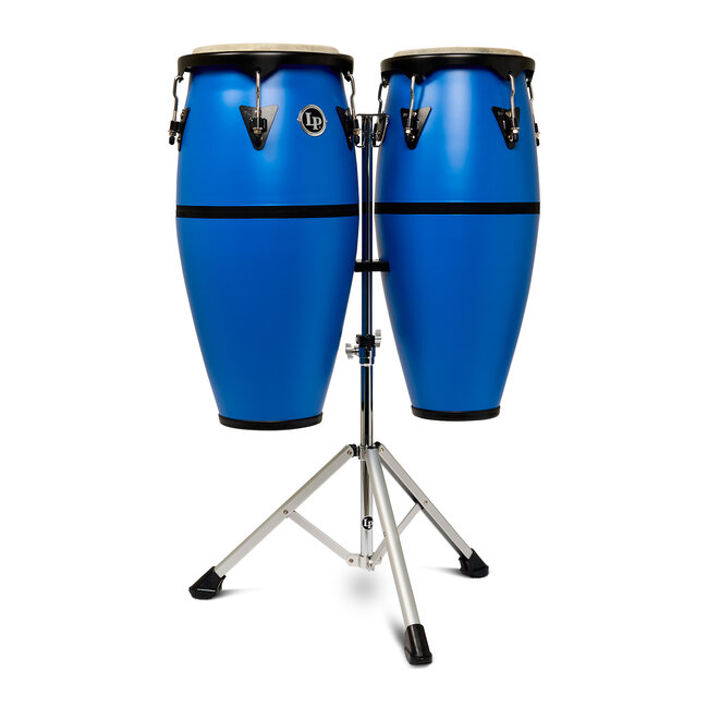 LP - LP646DII-DB - 10"-11" Discovery II Conga Set w/ Stand - Race Car Blue