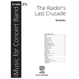 Carl Fischer Music The Raider's Last Crusade - by Ed Kiefer