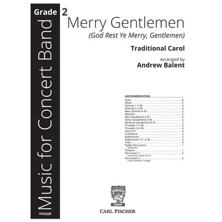 Carl Fischer Music Merry Gentlemen - by Andrew Balent