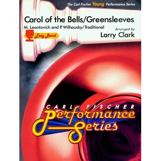 Carl Fischer Music Carol of the Bells/Greensleeves - by Mykola Leontovich, Anonymous