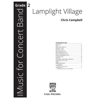 Carl Fischer Music Lamplight Village - by Chris Campbell