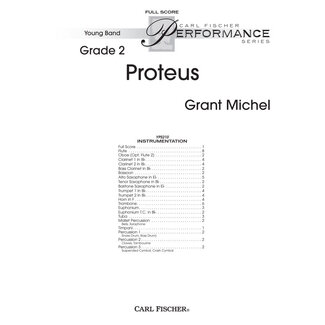 Carl Fischer Music Proteus - by Grant Michel