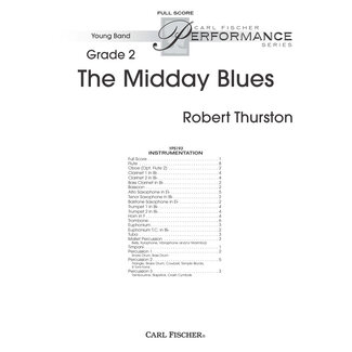 Carl Fischer Music Midday Blues - by Robert Thurston