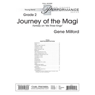 Carl Fischer Music Journey of the Magi - by Traditional