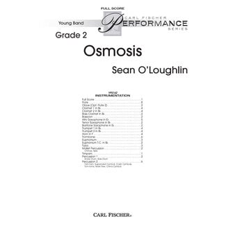 Carl Fischer Music Osmosis - by Sean O'Loughlin