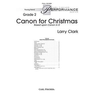 Carl Fischer Music Canon for Christmas - by Larry Clark