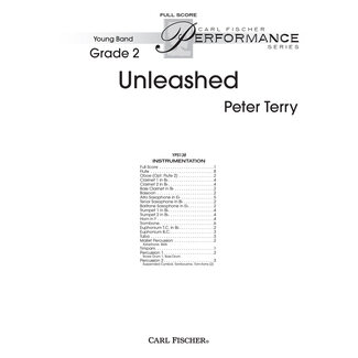 Carl Fischer Music Unleashed - by Peter Terry