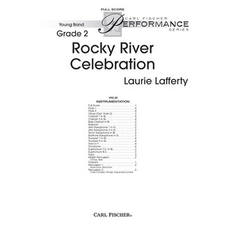 Carl Fischer Music Rock River Celebration - by Laurie Lafferty
