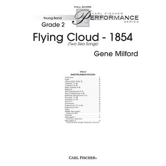 Carl Fischer Music Flying Cloud - 1854 - by Gene Milford