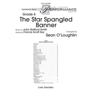 Carl Fischer Music The Star Spangled Banner - by John Stafford Smith