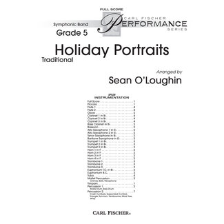 Carl Fischer Music Holiday Portraits - by Traditional
