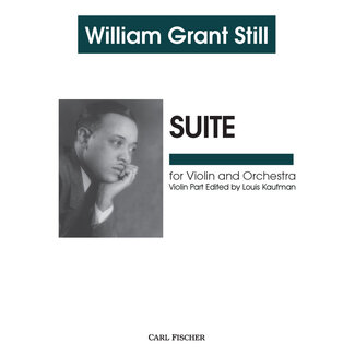 Carl Fischer Music Suite for Violin and Orchestra - by William Grant Still