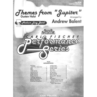 Carl Fischer Music Themes from 'Jupiter' - by Gustav Holst