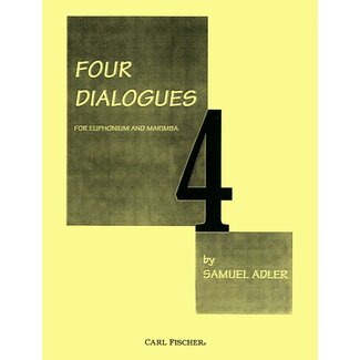 Carl Fischer Music Four Dialogues for Euphonium - by Samuel Adler